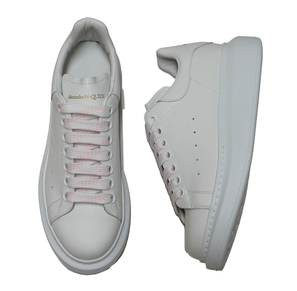 Alexander McQueen Women's White Larry Sneaker 553770