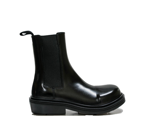 Bottega Veneta Women's Black Leather Pull On Boots 754259