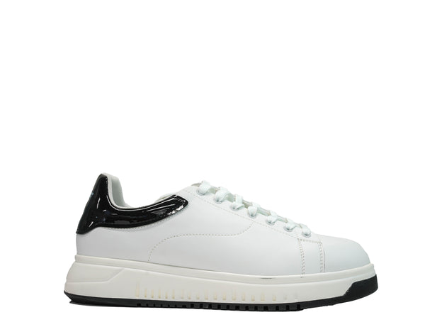 Emporio Armani Men's White & Black Sneakers X4X264 25% off