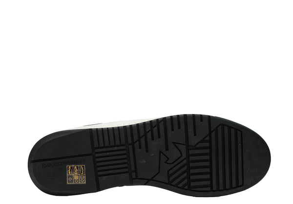 Emporio Armani Men's White & Black Sneakers X4X264 25% off