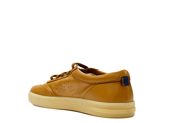 Moreschi Men's Brown Pecan Leather Sneaker 44428