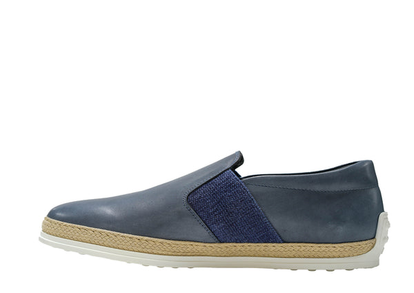 Tod's Men's Blue Rafia Slip On M0TV0V530 40% off