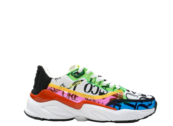 Versace Jeans Men's Multi Colour Sneaker 74YA3SW 30% OFF