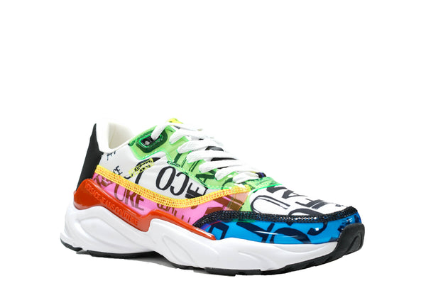 Versace Jeans Men's Multi Colour Sneaker 74YA3SW 30% OFF