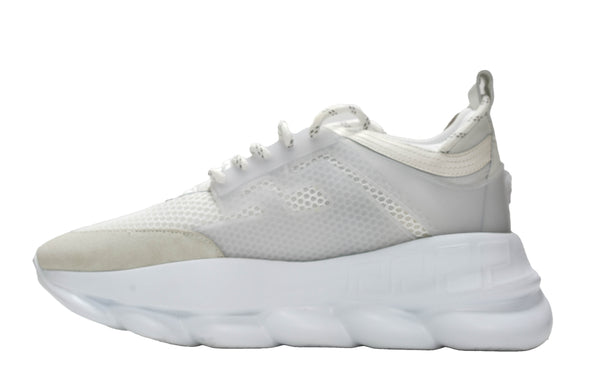 Versace Men's White Chain Reaction Sneaker DSU7071 40% off