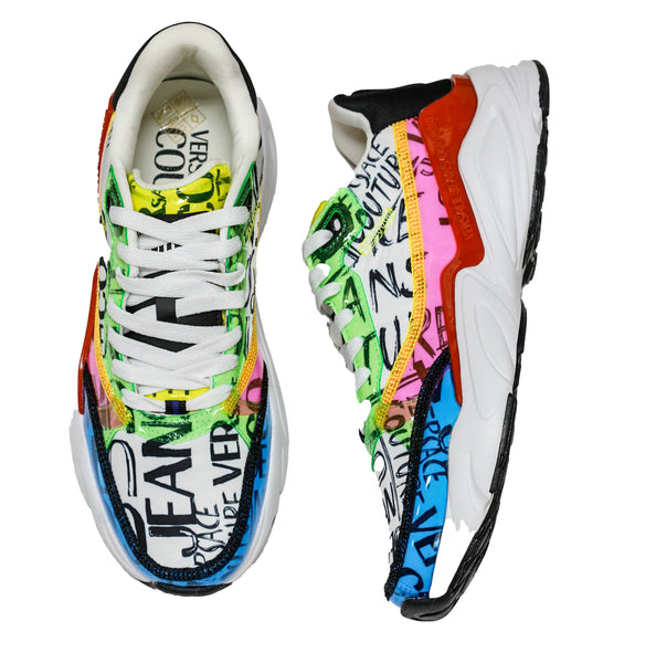 Versace Jeans Men's Multi Colour Sneaker 74YA3SW 30% OFF