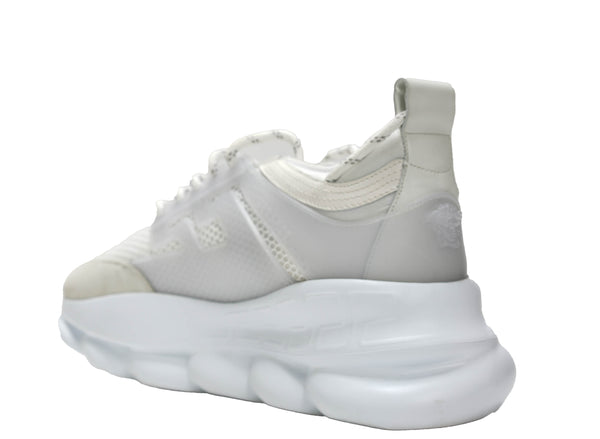 Versace Men's White Chain Reaction Sneaker DSU7071 40% off