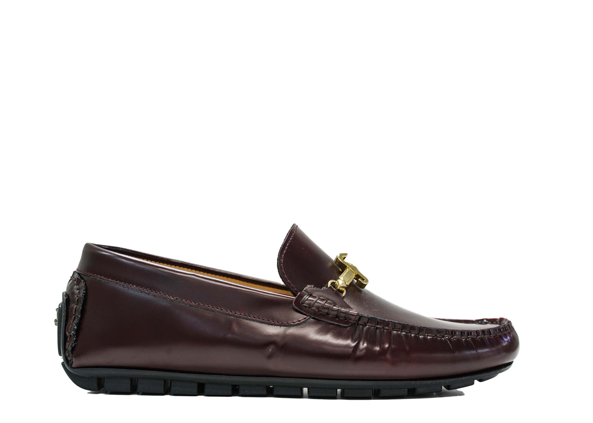 Cesare Paciotti Men’s Bordeaux Leather Moccasin YB10001