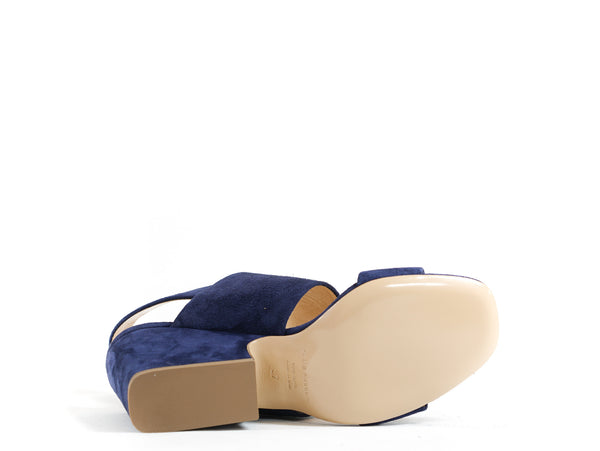 Fabio Rusconi Women's Ink Suede Sandal Latte