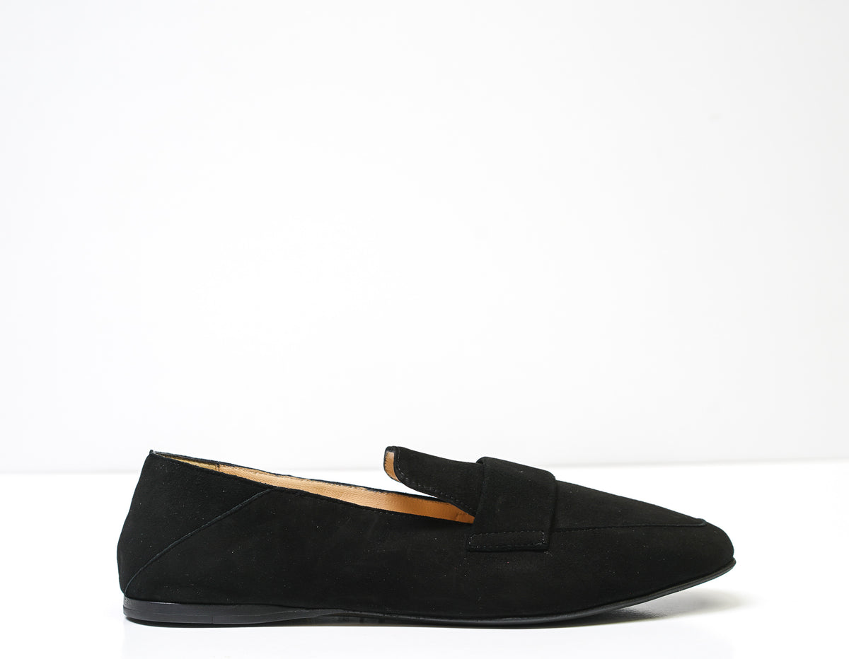 Fabio Rusconi Women's Black Suede Shoe F5171