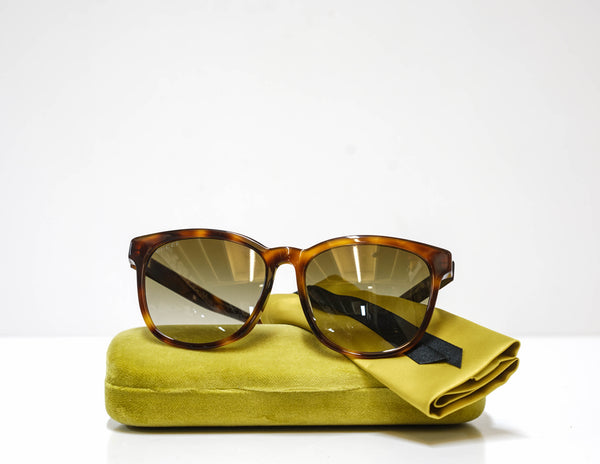 Gucci Tortoise Wasp Sunglasses GG0232