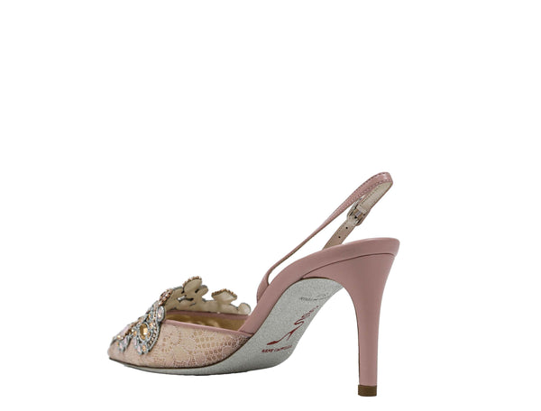 Rene Caovilla Women's Rose Vintage Shoe Veneziana C10883 40% Off   LAST PAIR