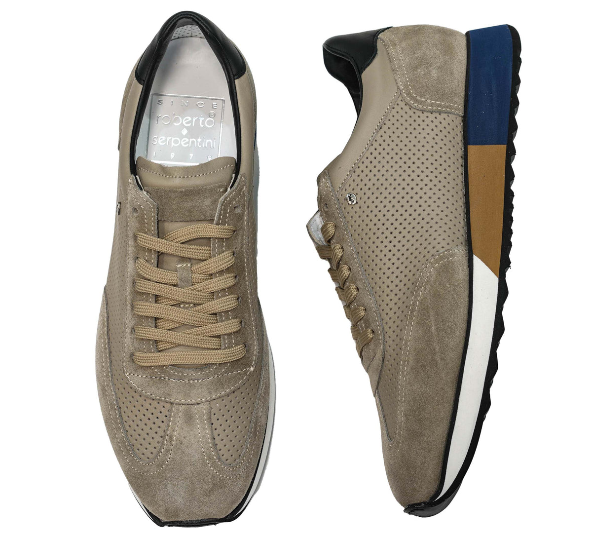 Roberto Serpentini Men s Taupe Sneaker M56437 Luisa Boutique roberto-serpentini-men-s-taupe-sneaker-m56437-luisa-boutique
