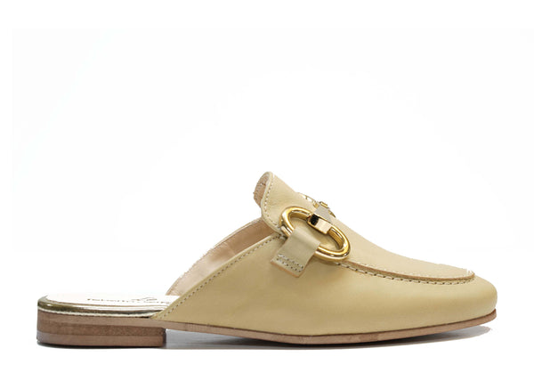 Roberto Serpentini Women’s Camel Chain Leather Mule 1097