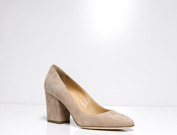 Sergio Rossi Women's Cipria Suede Pump A75252 60% OFF
