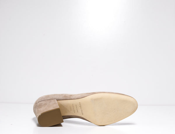 Sergio Rossi Women's Cipria Suede Pump A75252 60% OFF