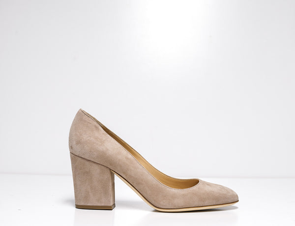 Sergio Rossi Women's Cipria Suede Pump A75252 60% OFF