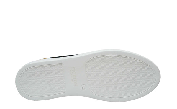 Stokton Women’s Off White & Multi Colour Leather Sneaker 950 D