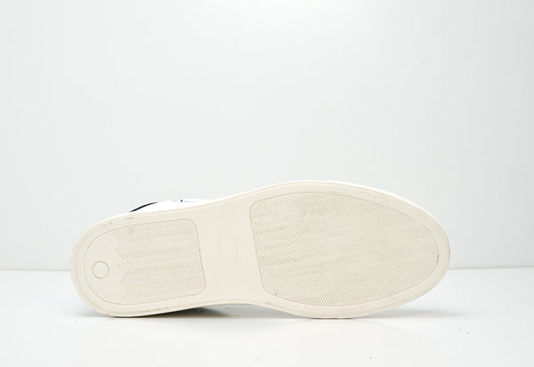 Trussardi Men's White Logo Leather Sneakers W656  LAST PAIR