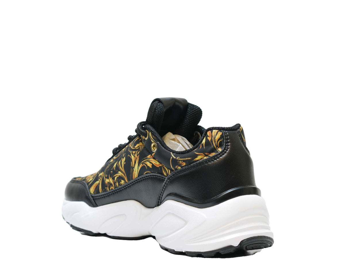 Versace Jeans Women's Black Logo Sneaker 3SW4 Luisa Boutique