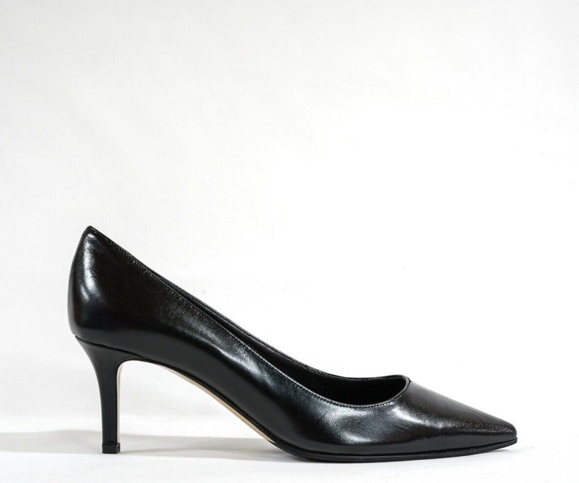 Fabio Rusconi Women's Black Leather Heel Milly 40% off – Luisa