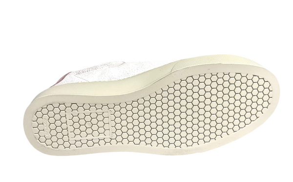 Aqva Alta Pink crackle leather sneaker D0GE01