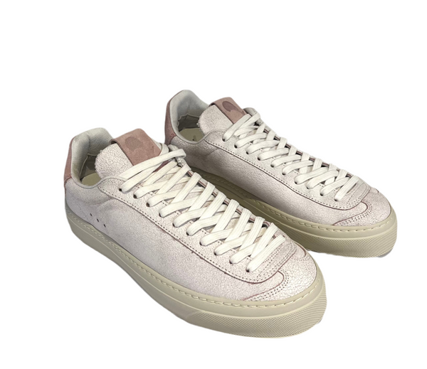 Aqva Alta Pink crackle leather sneaker D0GE01