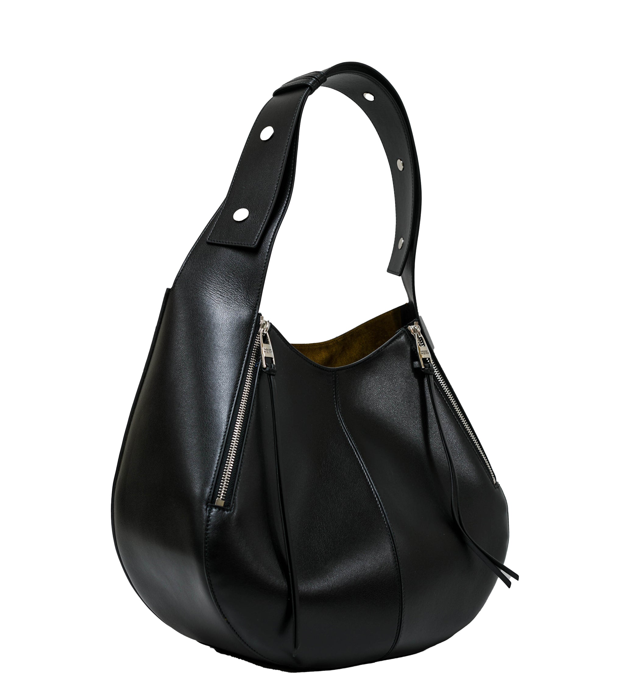 Alexander McQueen Black Leather The Skull Hobo Bag 775914 30 OFF Luisa Boutique