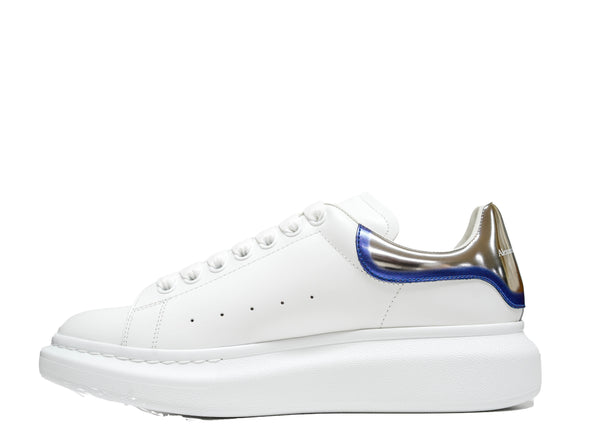 Alexander McQueen Men's White & Blue Sneaker 750335 30% OFF