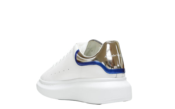 Alexander McQueen Men's White & Blue Sneaker 750335 30% OFF