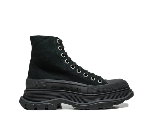 Alexander McQueen Women's Black Hiking Boots 697080