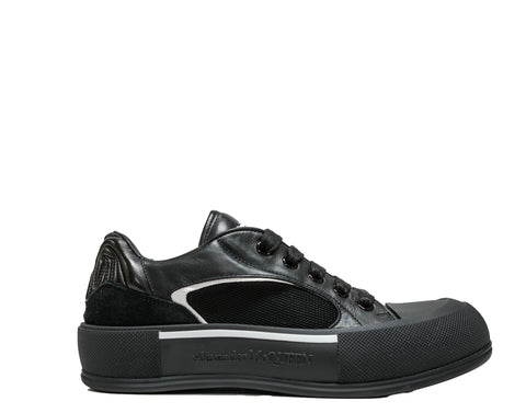 Alexander McQueen Women's Black Mesh Sneaker 781556