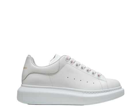 Alexander McQueen Women's White Larry Sneaker 553770 - Now 20% OFF