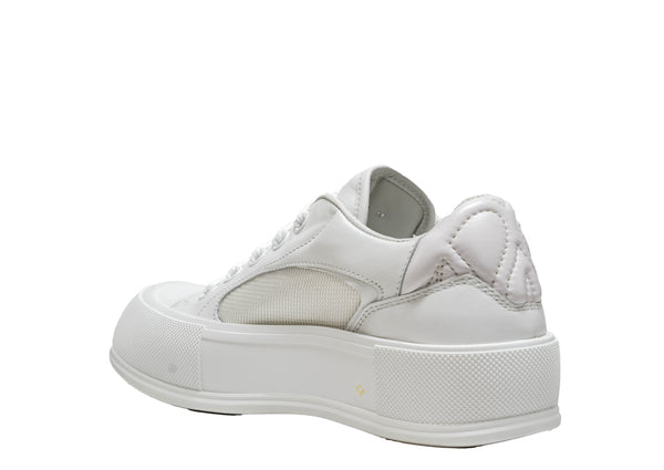 Alexander McQueen Women's White Mesh Sneaker 781556