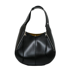 Alexander McQueen Black Leather The Skull Hobo Bag 775914  30% OFF