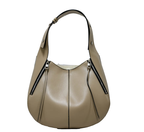 Alexander McQueen Camel Leather The Skull Hobo Bag 775914 30% OFF