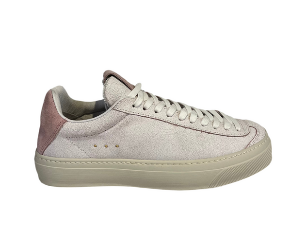 Aqva Alta Pink crackle leather sneaker D0GE01