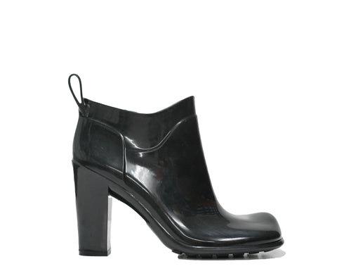 Bottega Veneta Women's Black Rubber Boots 677113