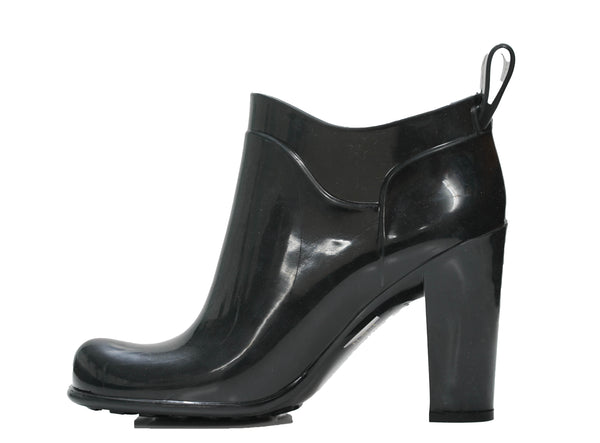 Bottega Veneta Women's Black Rubber Boots 677113  - Now discount to $590
