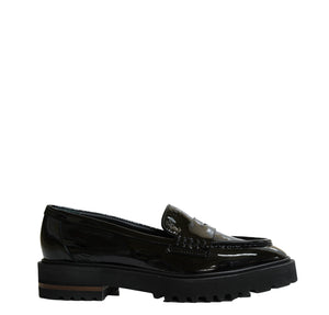 Bruglia Women’s Black Patent Leather Loafer 8716 30% off