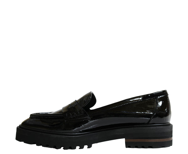 Bruglia Women’s Black Patent Leather Loafer 8716 30% off