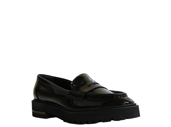 Bruglia Women’s Black Patent Leather Loafer 8716 30% off