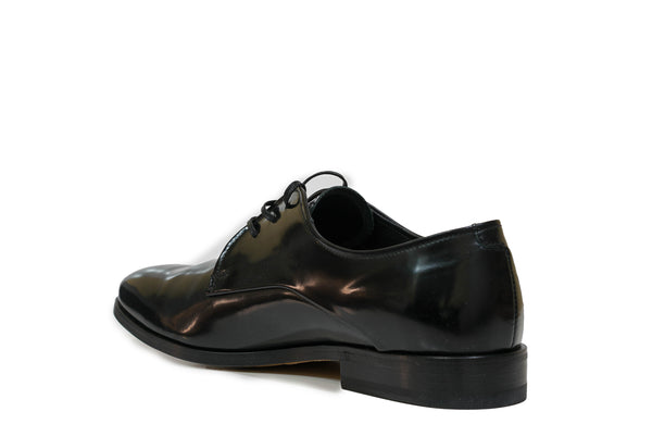 Fabi Men's Leather Shinny Black Shoe FU0896A