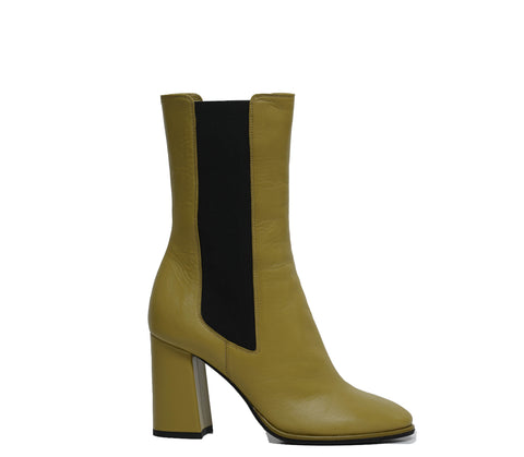 Fabio Rusconi Women’s Leather Mustard Boots Demetra