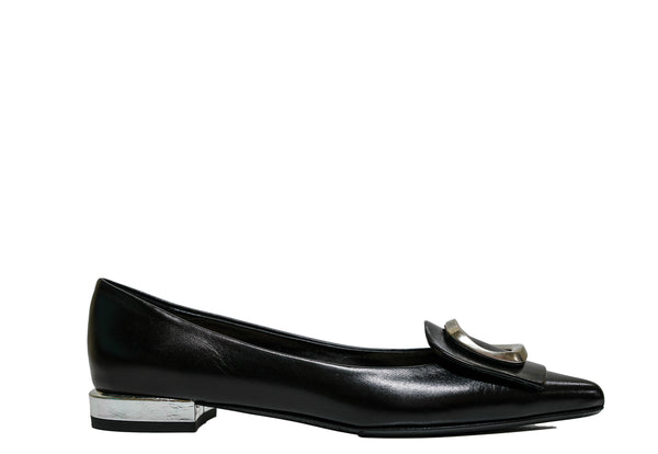 Fabio Rusconi Women’s Black Leather Shoe F5625