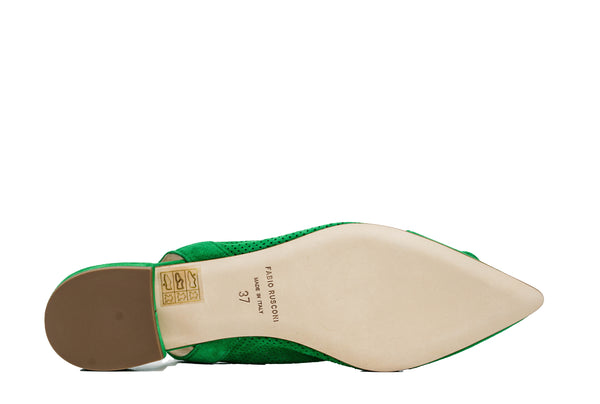 Fabio Rusconi Women’s Green Suede Shoe S6346
