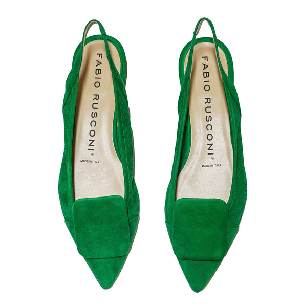 Fabio Rusconi Women’s Green Suede Shoe S6346