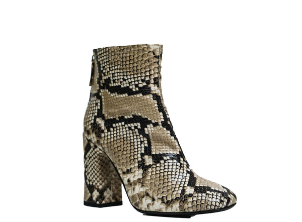Fabio Rusconi Women’s Snake Print Leather Ankle Boot Daphne