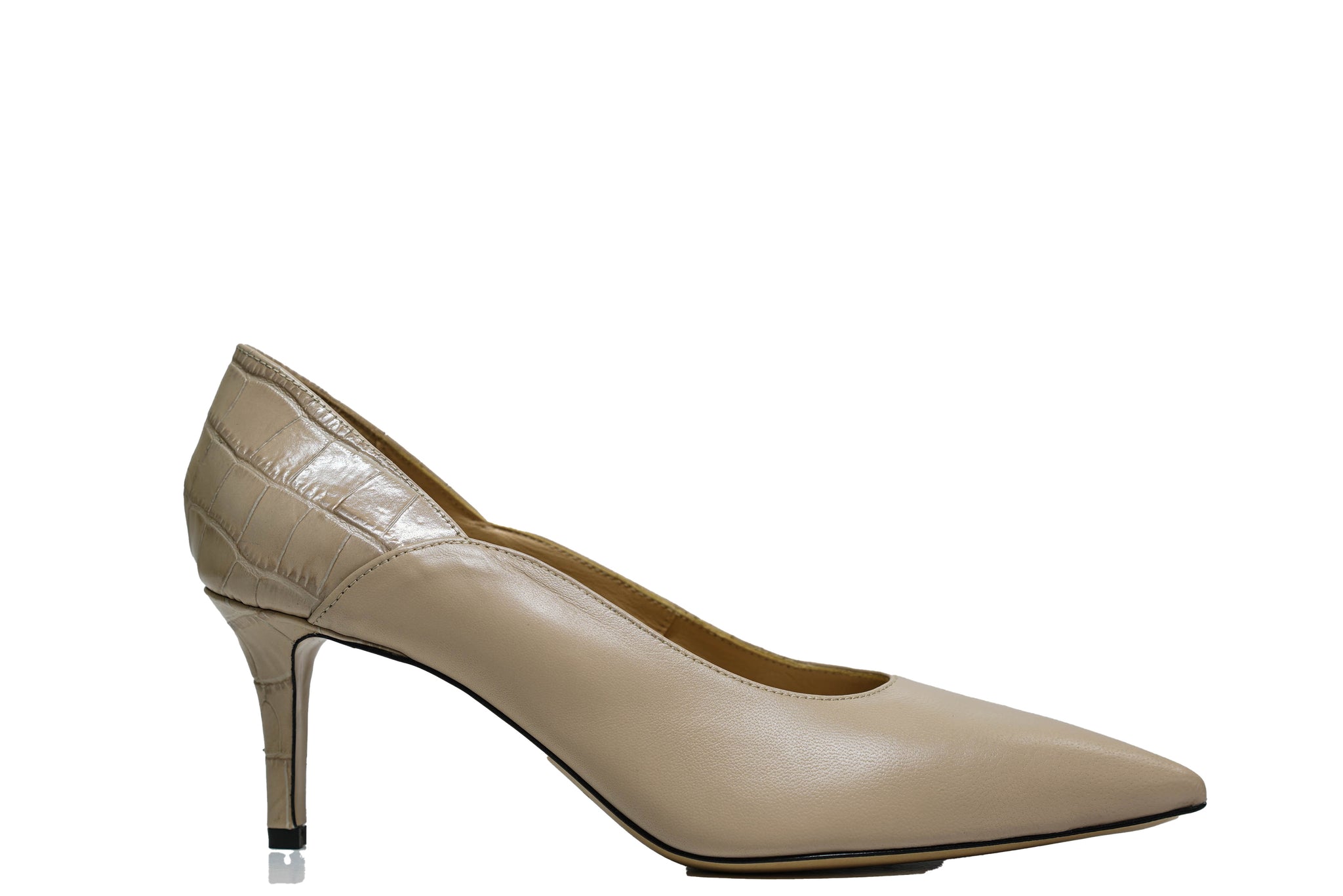 Fabio Rusconi Women’s Biege Leather Detailed Heel I1967