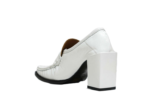 Rusconi Women’s White Naplak Leather Loafer Riri